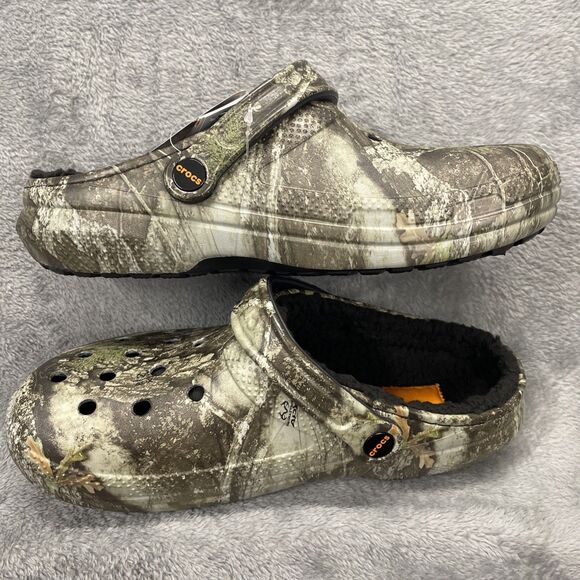 Crocs Realtree APX Lined Classic Camo Clog Mens 8/Womens 10 Camouflage main image 6